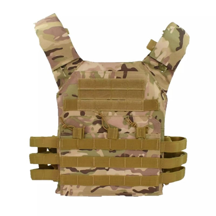 CAMO LIGHTWEIGHT MOLLE PLATE CARRIER / VEST - Survival & Camping Kits