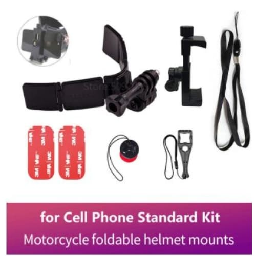 Helmet Mount bracket for Cell Phones - Default