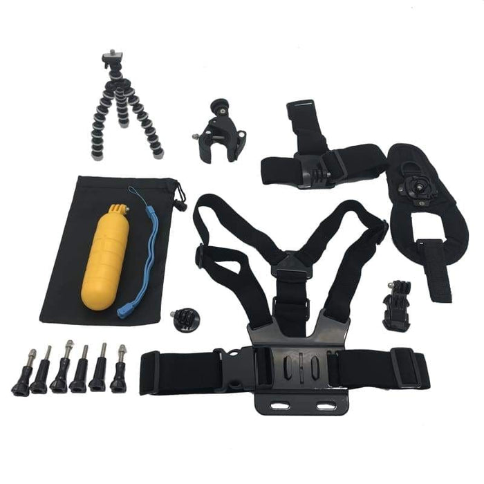 New: Xtreme 16 in 1 Piece Gorilla Accessory Bundle Kit For GoPro & Other Action Cameras - Default