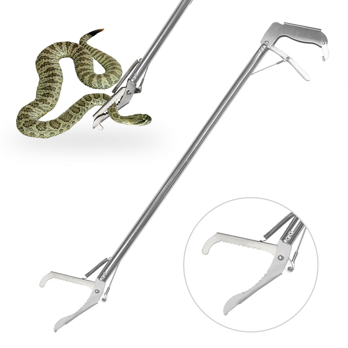 Professional All Aluminum Alloy Snake Tongs Extra Heavy Duty Snake professional-all-aluminum-alloy-snake-tongs-extra-heavy-duty-snake