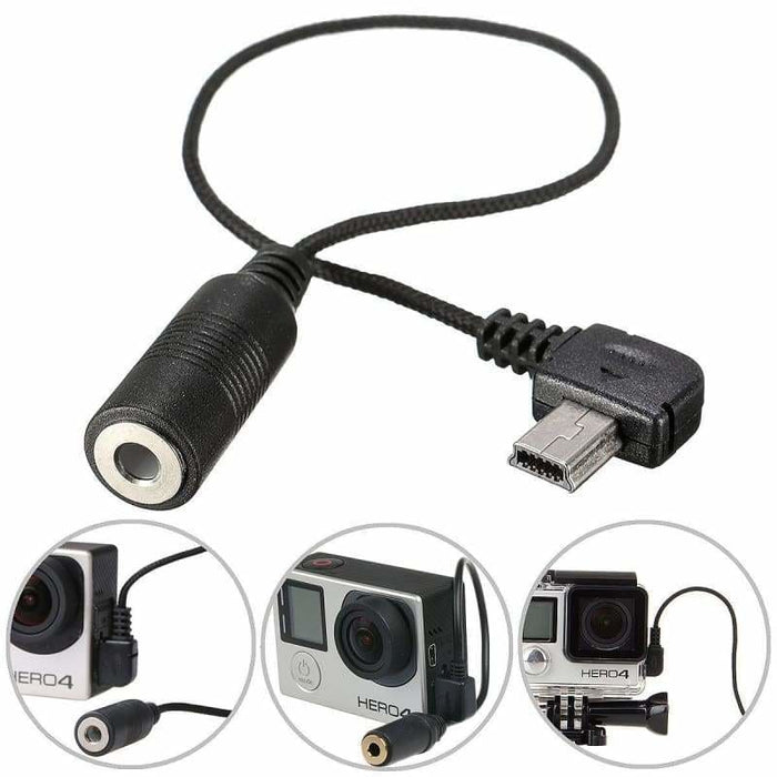 Mic Jack for GoPro Hero 4 / 3+ / 3 - Action Camera Accessories