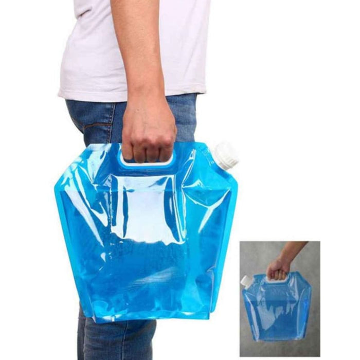 Fully Collapsible / foldable 5 Litre Drinking Water Bag - Default